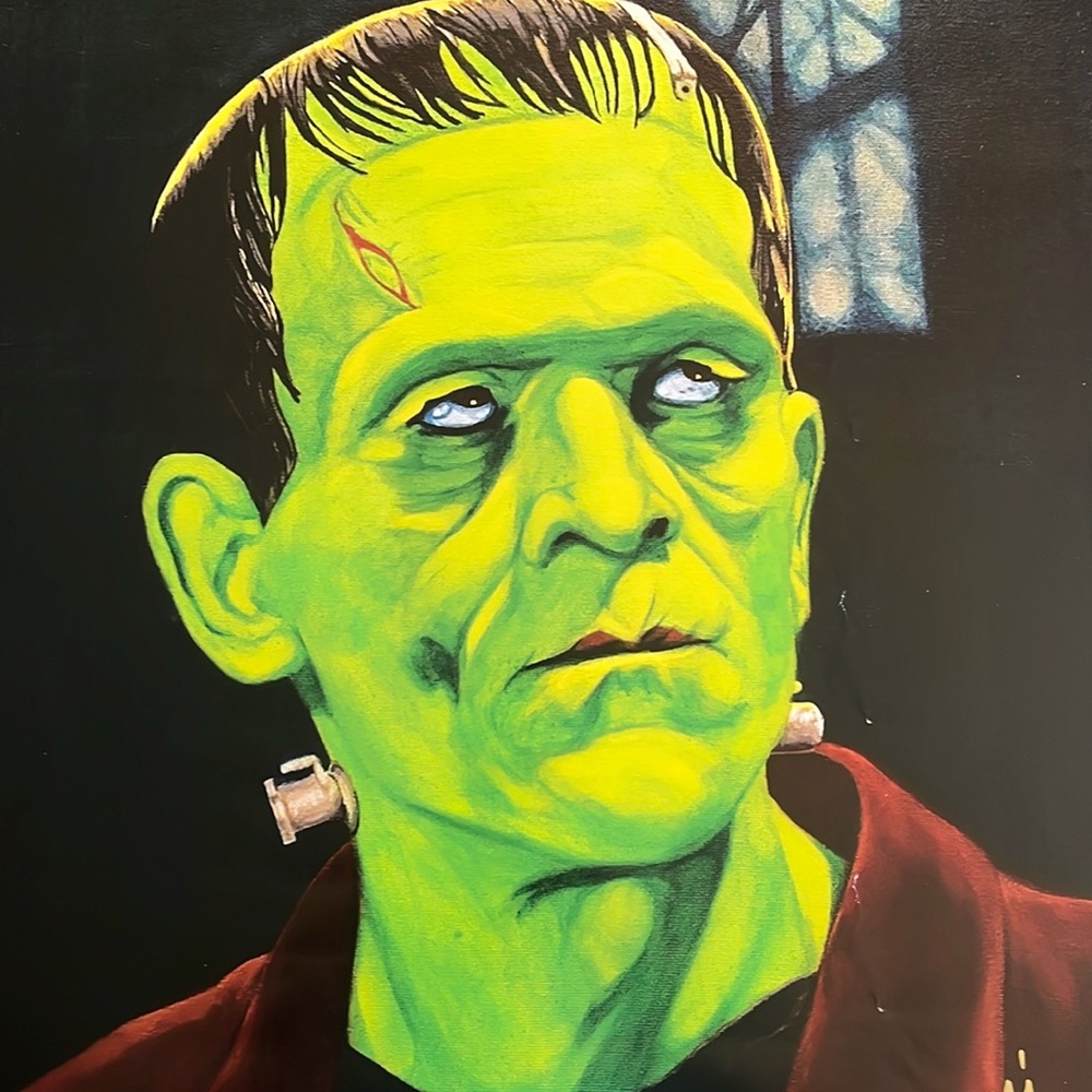 Frankenstein art print 18x24 with some creases